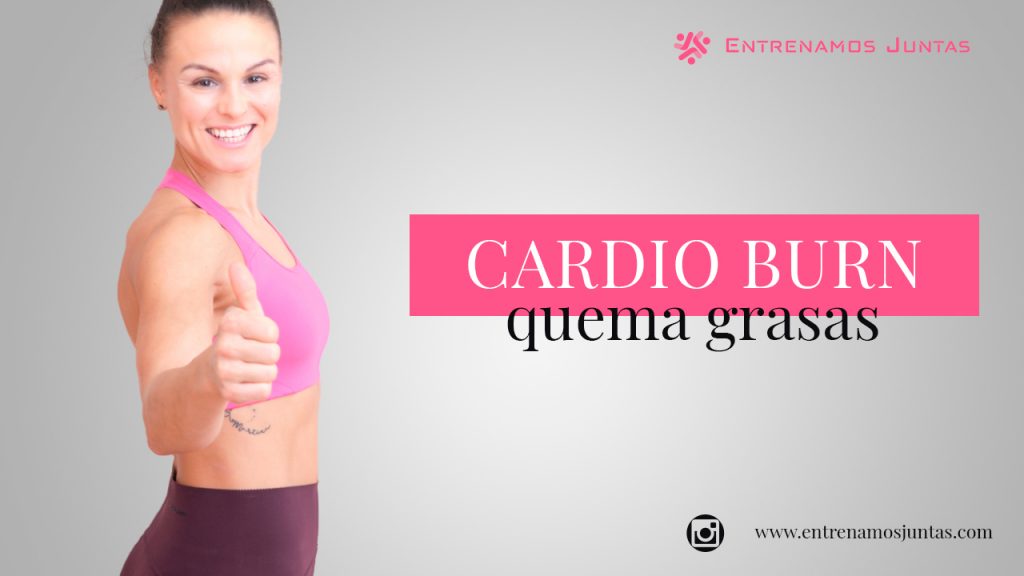 Portada de video entrenamiento de cardio quema grasas para adelgazar