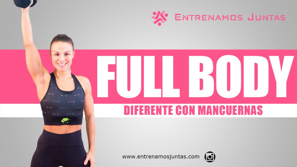 Portada de vídeo entrenamiento full body con mancuernas