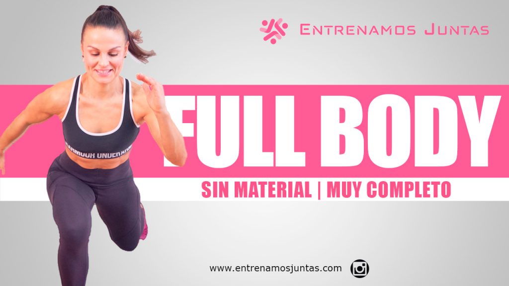 Portada de vídeo entrenamiento de full body sin material